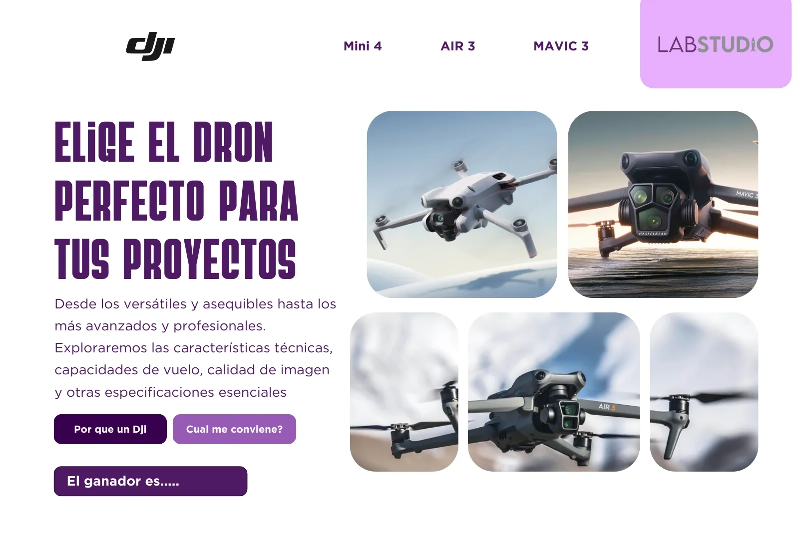 Imagen alusion de: Elige el Dron Perfecto para tus Proyectos