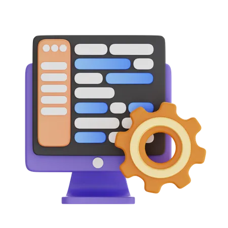 Ilustración sobre una pagina web